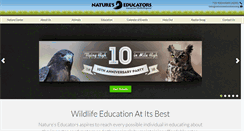 Desktop Screenshot of natureseducators.org