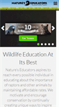 Mobile Screenshot of natureseducators.org